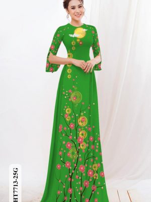 vai ao dai hoa dao mac tet (6)